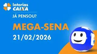 Resultado da Mega-Sena - Concurso n&ordm; 2975 - 21/02/2026