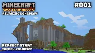 Minecraft's First Version Relaxing Longplay | No Commentary | Infdev-20100327 | #001