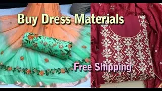 Buy Online Daily wear Cotton Dress Materials Cash on Delivery Available with Price, Collection 2020
