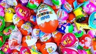 1 Hour A Lot of Candy & Toys Open Kinder Joy Surprise Eggs / ASMR Satisfying video #3