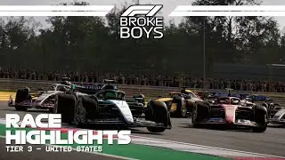 Race Highlights | T3 S12 United States Grand Prix - F1 Broke Boys