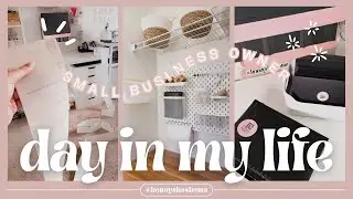 📦 Welcome To A Day In My Life | Small Business Owner | ASMR Packaging + New Shipping Station Setup