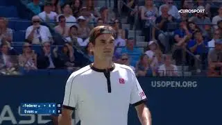 Роджер Федерер &mdash; Дэниел Эванс. US Open-2019. Обзор матча