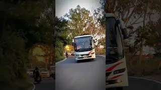 VOLVO 9400 bus driving video northern travels😮 driver is on 🔥 #volvo #busdriving