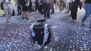Robots walk, roll, fly to showcase cutting edge technology at leading international conference in At