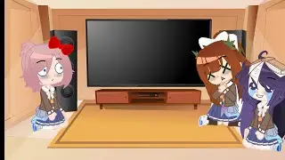 Dokies react to Natsuki plays minecraft//requested//read desc