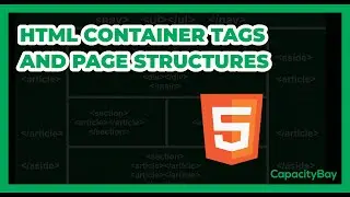 HTML Container Tags and Page Structures | Learn HTML 06
