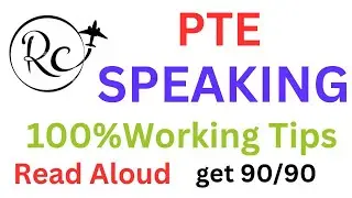 PTE SPEAKING SCORE 90 - 100% WORKING TIPS | PTE SPEAKING READ ALOUD 2024 |RUDRA CLASSES IELTS PTE