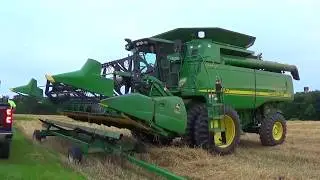 Wheat Harvest 2017 - Less Farms - Greenford Ohio