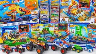 HOT WHEELS ASMR 🔥 94 Mins Hot Wheels Monster Truck Collection Toy Set ✨ Review Toys (No Talking)