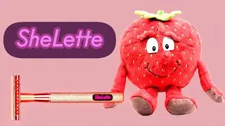 StrawBerry's Shaving Tips On SheLette Razor Commercial AdVert 🍓 🪒 #GoodnessGang #BragSpace #Shaving