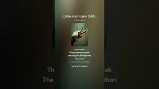 Control your tongue Melody, chords, lyrics by Richard  Instr  and vocals AI