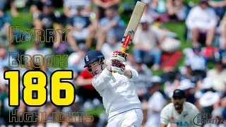 Harry Brook 186 vs New Zealand Highlights | England V New Zealand | #RC22 #HarryBrook #ENGvsNZ