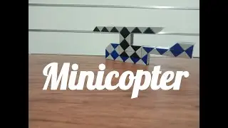 SNAKE CUBE: MINI HELICOPTER | MINICOPTER | ( 24+ 24 Wedges)