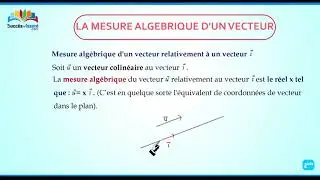Repérage de points et vecteurs sur une droite 1/2