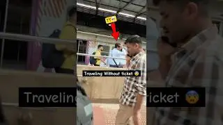 Traveling without ticket 😱 #daily #mumbai #explore #shortvideo #challenge #train #tt #viralvideo