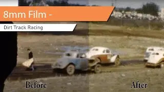 8mm film of Dirt Track Racing | ARS Video Conversion Services | Digitize Old Family Videos Now