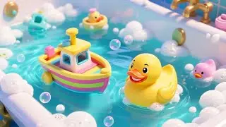 Little Boat in the Bathtub | Fun Water Play Rhyme for Kids | Nursery Rhymes & Songs for Children