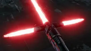 Kylo Ren's lightsaber blade (Blender 4.2)