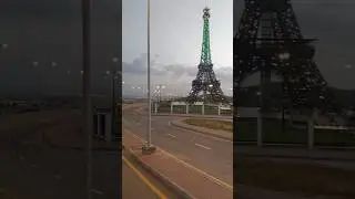 Eiffil tower Bahria #eiffeltower #green #colours #beauty #visiting