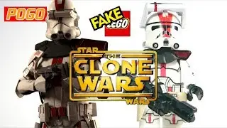 Fake Lego Commander Deviss Clone Wars With New Visor, Pauldron and Kama