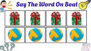Say The Word On Beat Challenge 2 | EASY MEDIUM HARD | Fast Rhythm Test |