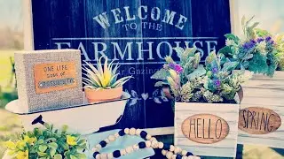 High end dollar tree and dollar general farmhouse home decor, Farmhouse  decor, Dollar General DIYs