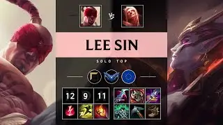 Lee Sin Top vs Vladimir - EUW Diamond Patch 25.14