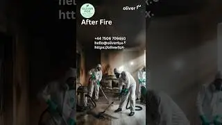 After Fire Cleaning Services UK | Oliver Fox Restoration#shorts
