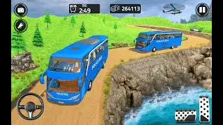 US Police Bus Simulator Game Android Gameplay FHD FREE @gameblaststudio7011