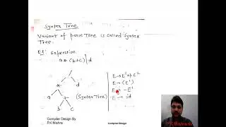 Syntax Directed Translation Scheme for Syntax Tree