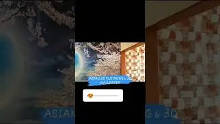 Asian 3D Wallpaper #3d #3dflooring #3dwallpaper #interiordesign #interior #wallart #design #3dwall