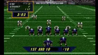 NCAA Football '98 (режим симуляции сезона &mdash; Colorado State Rams против Utah State Aggies)