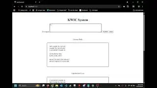 KWIC System Demo