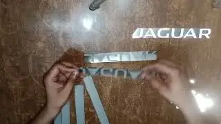 Plotter Cutting production Peel Off JAGUAR Design Reflector