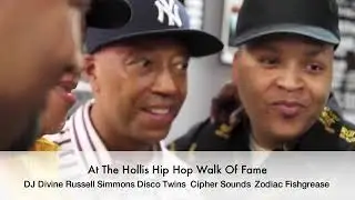 Russell Simmons visit famous burger in hollis Ave
