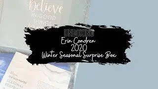 UNBOXING | Erin Condren 2020 Winter Seasonal Surprise Box | #ecsurprisebox
