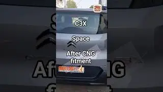 after CNG fitment space in C3X | @motormania