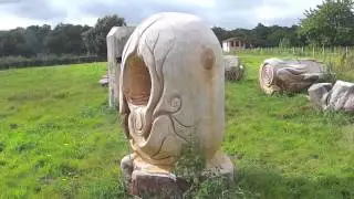 Solar Flow - Cedar Carving