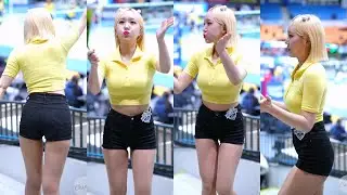 [4K] 귀여운 얼굴에 그렇지 못한..ㄷㄷ 박성은 치어리더 직캠 Park Sung-Eun cheerleader fancam 250211