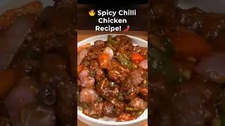 🔥 Spicy Chilli Chicken Recipe! 🌶️#shorts #viralvideo #viralshort #chicken