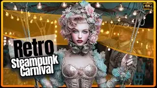 Retro Steampunk Carnival – A Surreal Dreamscape ✨