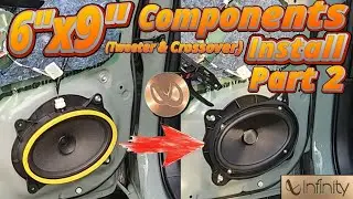 Toyota Tacoma Front 6x9 Components Install Part 2 (Tweeters & Crossovers) Infinity Kappa 90CSX