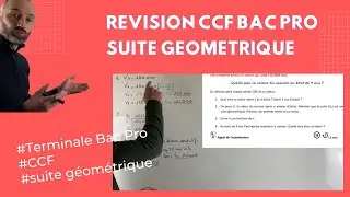 🎓 Préparer son CCF Bac Pro mathématiques - Suite géométrique
