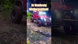 Rc Wanderung durch die Windbergschlucht 👊💪👌⚠️👍🔔#absima #rccrawler #amewi #rc #offroad