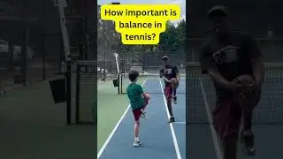 When can you start working on balance in tennis?