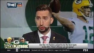 FIRST THINGS FIRST | Nick Wright react to Packers rank 28th in total offense this season