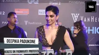 Deepika Padukone Reacts on Padmavati protests