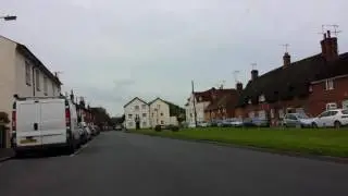 A lovely village on recumbent trike to India