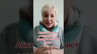 Абхазы облагают россиян данью и дрейфуют в сторону Турции #абхазия #россия #турция 